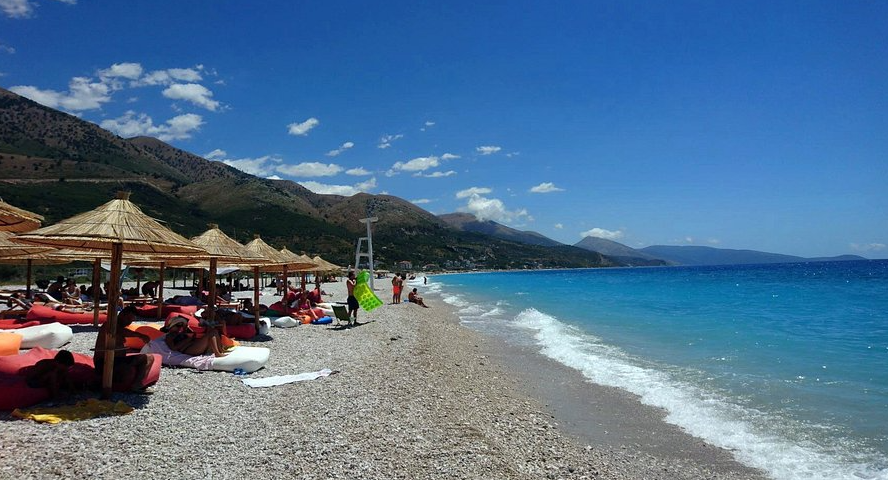 Borsh Beach, Borsh, Vlorë County, Albania